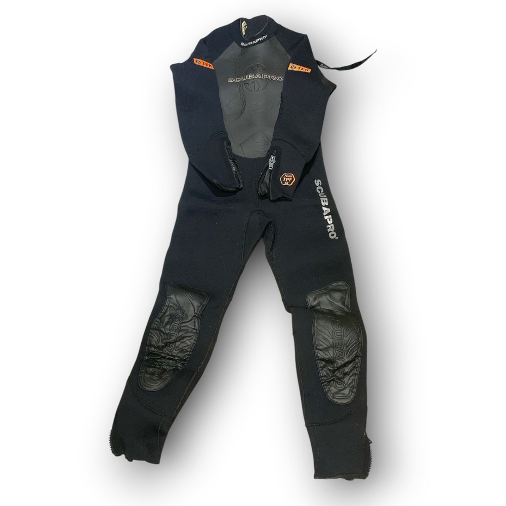 SCUBAPRO S-Tek 7mm Wetsuit Medium Full Body Scuba Diving Suit Zippered Ankle